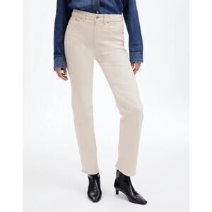 Madewell The '90s Straight Jean Vintage Canvas Size 33 NM515 Stretch High Rise‎
